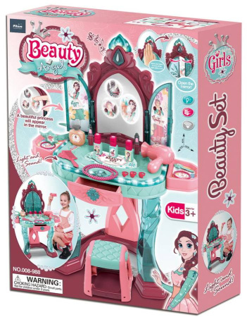 Игровой набор Трюмо принцессы Beauty Angel с пуфиком (со светом и звуком) PITUSO