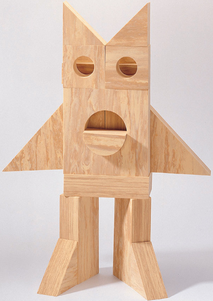 Конструктор крупногабаритный SOFT EVA WOODY BLOCK, 68 элементов (толщина 4 см) Weplay