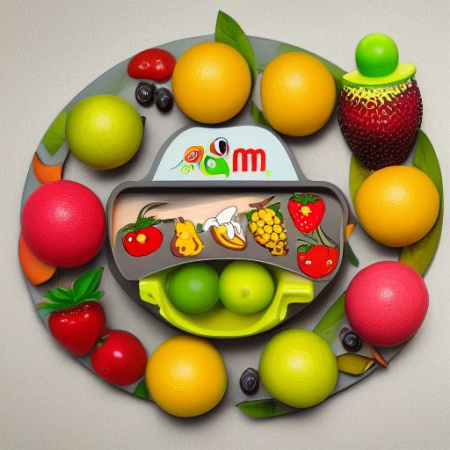 Рамка-вкладыш Фрукты ЛЭМ