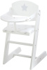 Кукольный стульчик Stella белый Roba