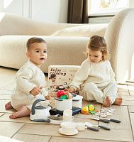 Набор посуды с продуктами UNIX Kids 48 предметов White