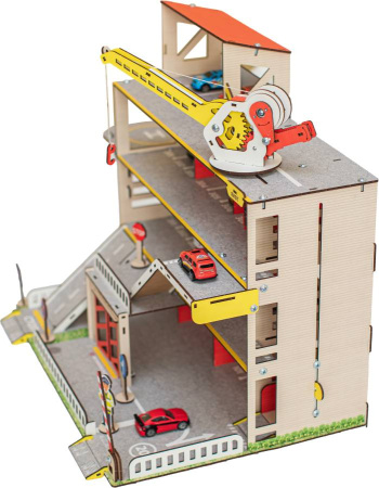 Парковка деревянная с краном M-WOOD