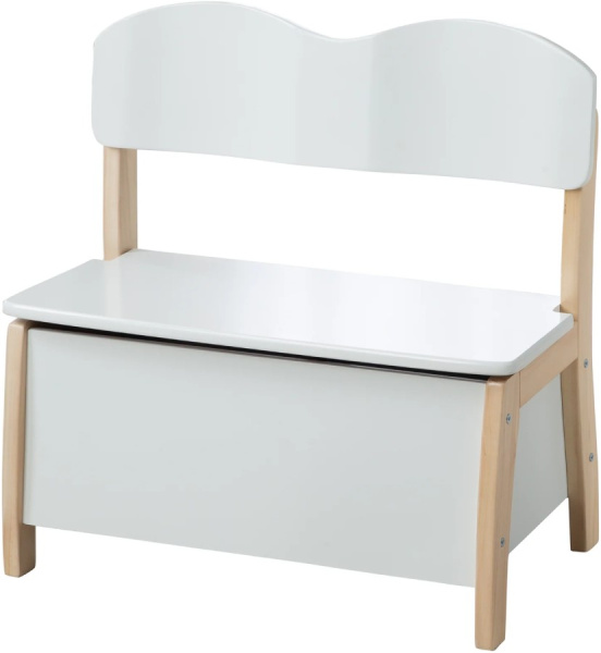 Детская скамья белый/натуральный Roba