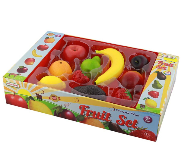 Набор реалистичных фруктов, 10 штук Masterkidz