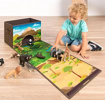 Коробка-трансформер для игрушек и игры Лес /Джунгли Miniland