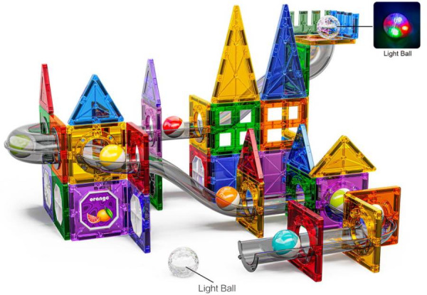 Магнитный конструктор с шариками 101 деталь PITUSO