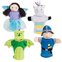 Набор перчаточных кукол для детского игрового театра, 4 штуки Roba