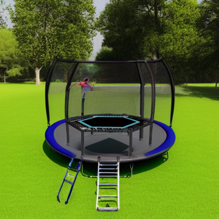 Батут с ручкой LIVEPRO Trampoline with Handle 105 см