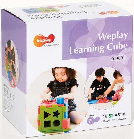 Развивающий куб Познай-ка, 12 предметов Weplay