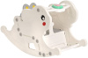 Качалка Зайка белый, со звуком Pituso
