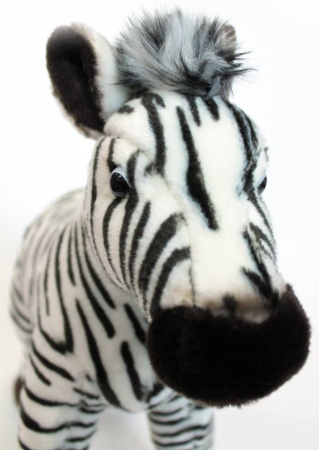 Игрушка мягкая Зебра 31 см LEOSCO