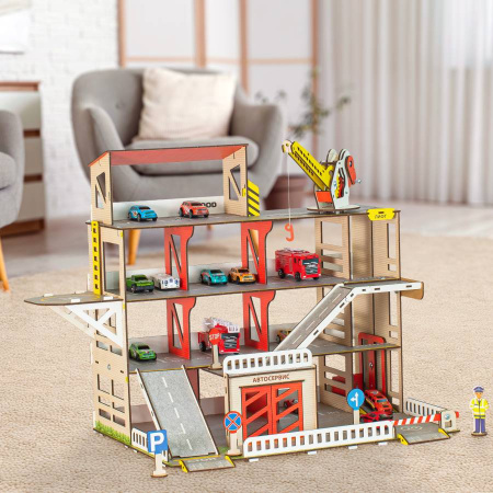 Парковка деревянная с краном M-WOOD