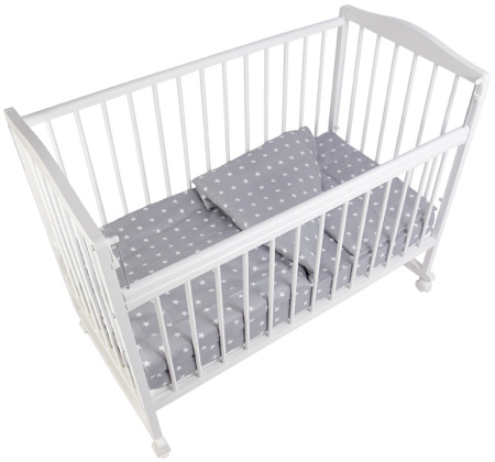 Кроватка детская 204, белая Фея