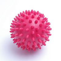 Мяч мягкий массажный ЕЖИК 8,5 см МалышОК розовый