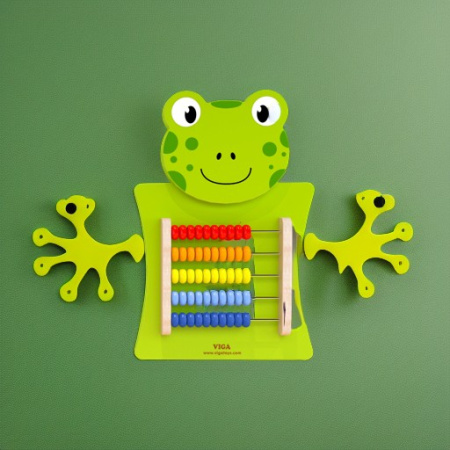 Панель-бизиборд Лягушка-счеты