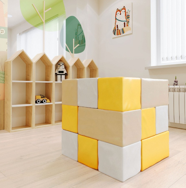 Мягкие игровые модули Тетрис Pastel Romana