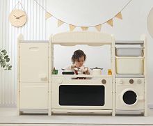 Кухня детская UNIX Kids Cook and Store 2 ящика Grey