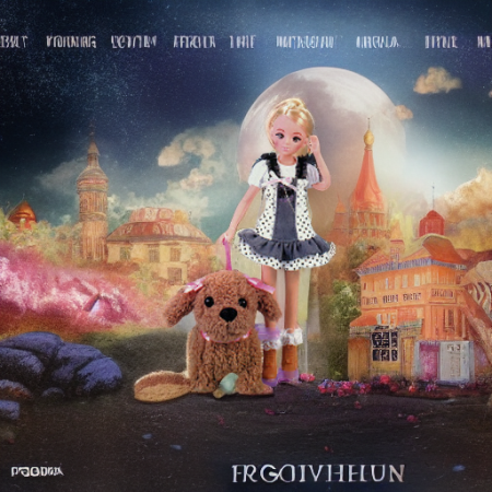 Кукла LEILA с собачкой