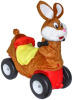 Каталка пластиковая с мягким чехлом Зайчик Family