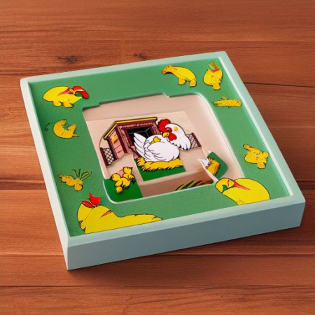 Рамка-вкладыш Курочка ЛЭМ