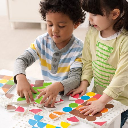 Геометрическая мозаика-пазл, 75 элементов Weplay