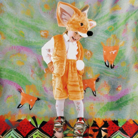 Лисенок Огонек, рост 116-122 Батик