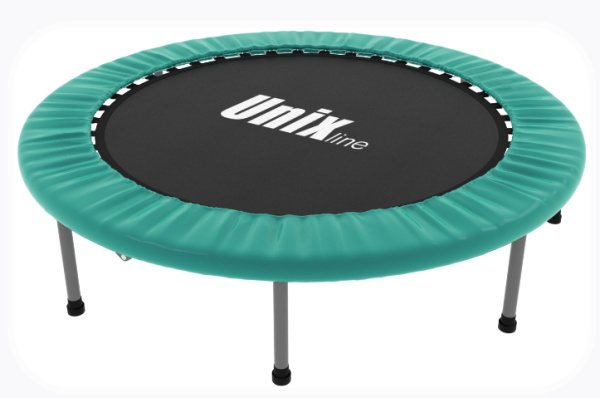 Батут каркасный складной UNIX Line FITNESS Compact 123 см