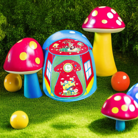 Игровой домик Грибок с шариками