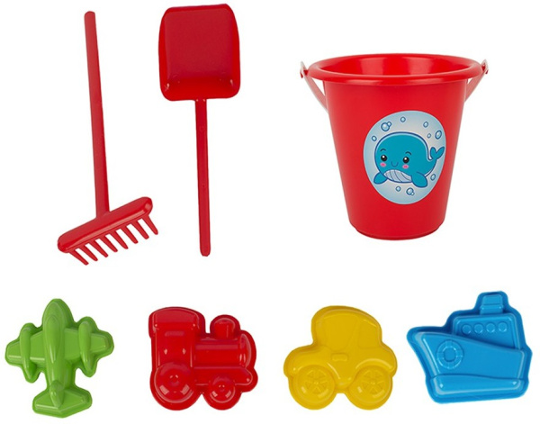 Песочный набор Едем? Едем! 7 предметов СТРОМ