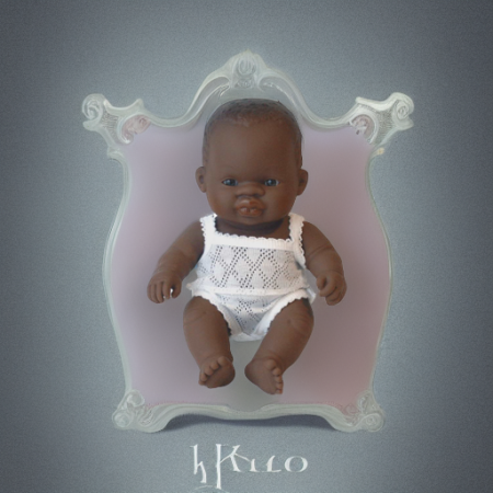 Кукла Девочка африканка 21 см