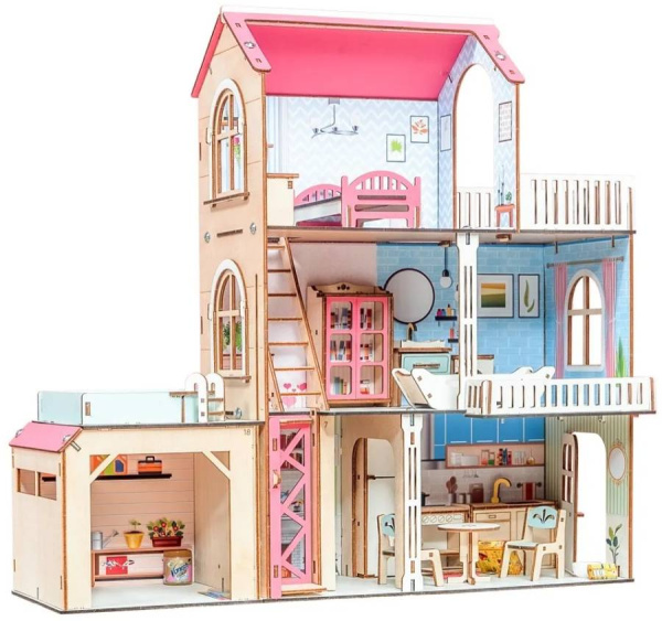 Кукольный домик деревянный Мелодия M-WOOD