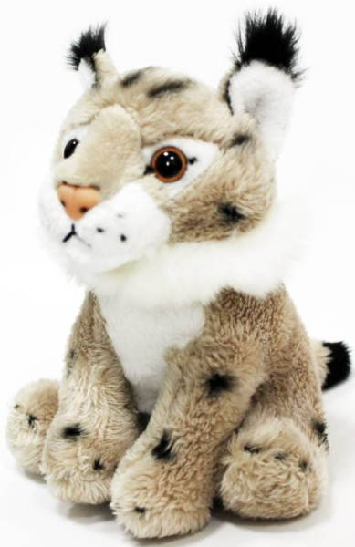 Игрушка мягкая Рысь 15 см LEOSCO