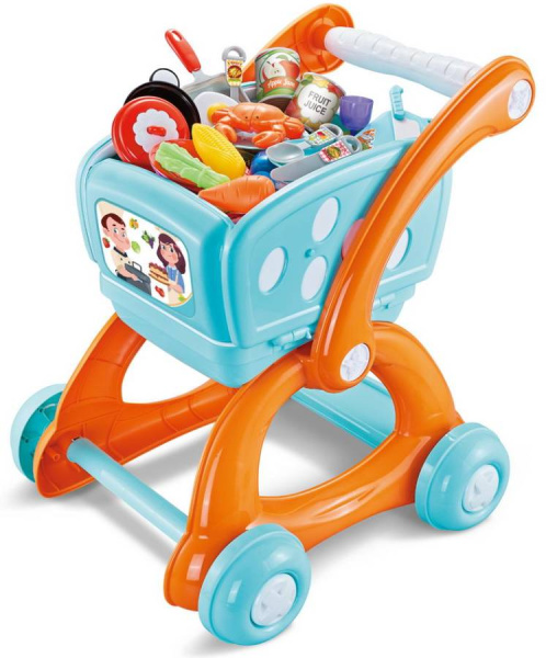 Игровой набор Кухня на тележке 2 в 1, 22 предмета PITUSO