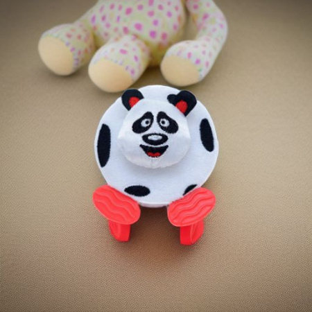 Погремушка-друзья КРУТИ-ВЕРТИ Панда WeeWise