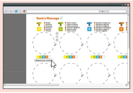 Речевая игра Составь сообщение Miniland