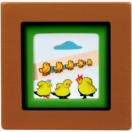 Рамка-вкладыш Цыплята ЛЭМ