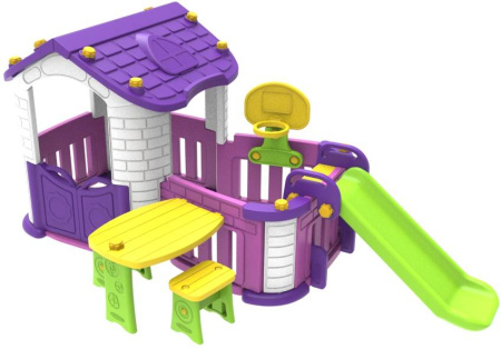 Игровой комплекс Дом 2 фиолетовый Toy Monarch