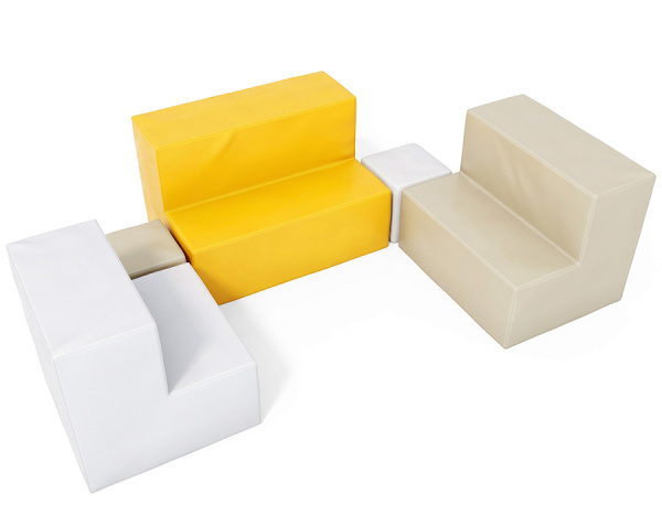 Мягкая игровая мебель Диванчики, 5 элементов Pastel Romana