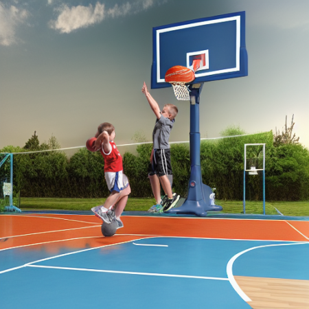 Баскетбольный щит высота 168-229 см