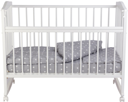 Кроватка детская 204, белая Фея