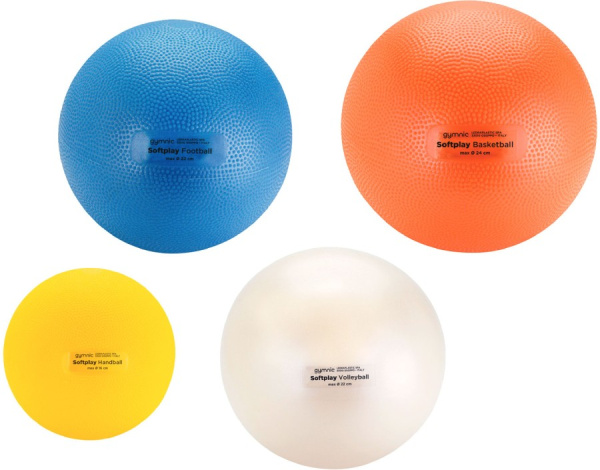 Мяч игровой волейбольный SOFTPLAY VOLLEY 22 см Ledraplastic