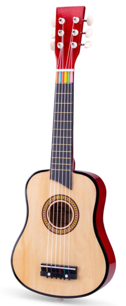 Игрушка музыкальная Гитара 64 см коричневая New Classic Toys