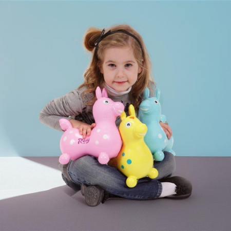 Мяч для реабилитации надувной РОДИ ДЖУНИОР, голубой Ledraplastic