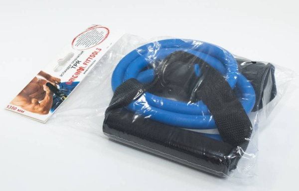 Эспандер трубчатый 135х1,3х0,5 см синий Original Fit.Tools