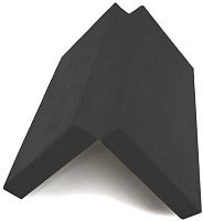 Мат № 3 100х100х10 см складной черный КМС