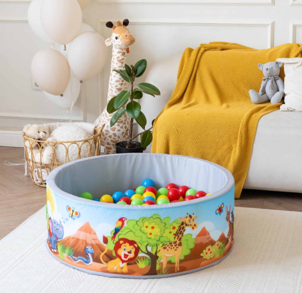 Сухой бассейн Romana Мир приключений Сафари, 150 шариков