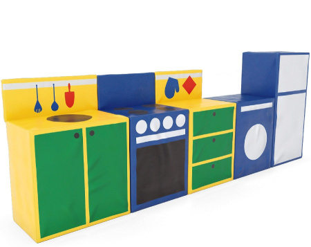 Набор мягких игровых блоков Поваренок Romana