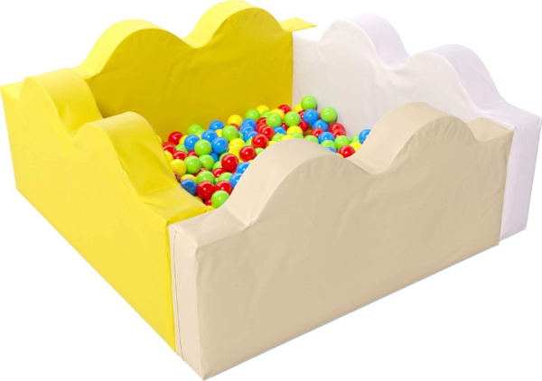 Сухой бассейн с шариками Волна Pastel Romana