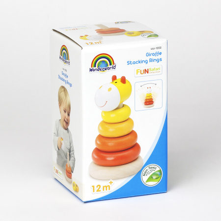 Пирамидка-неваляшка Жираф