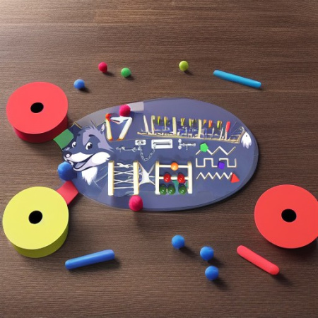 Развивающая панель Волчок Romsens